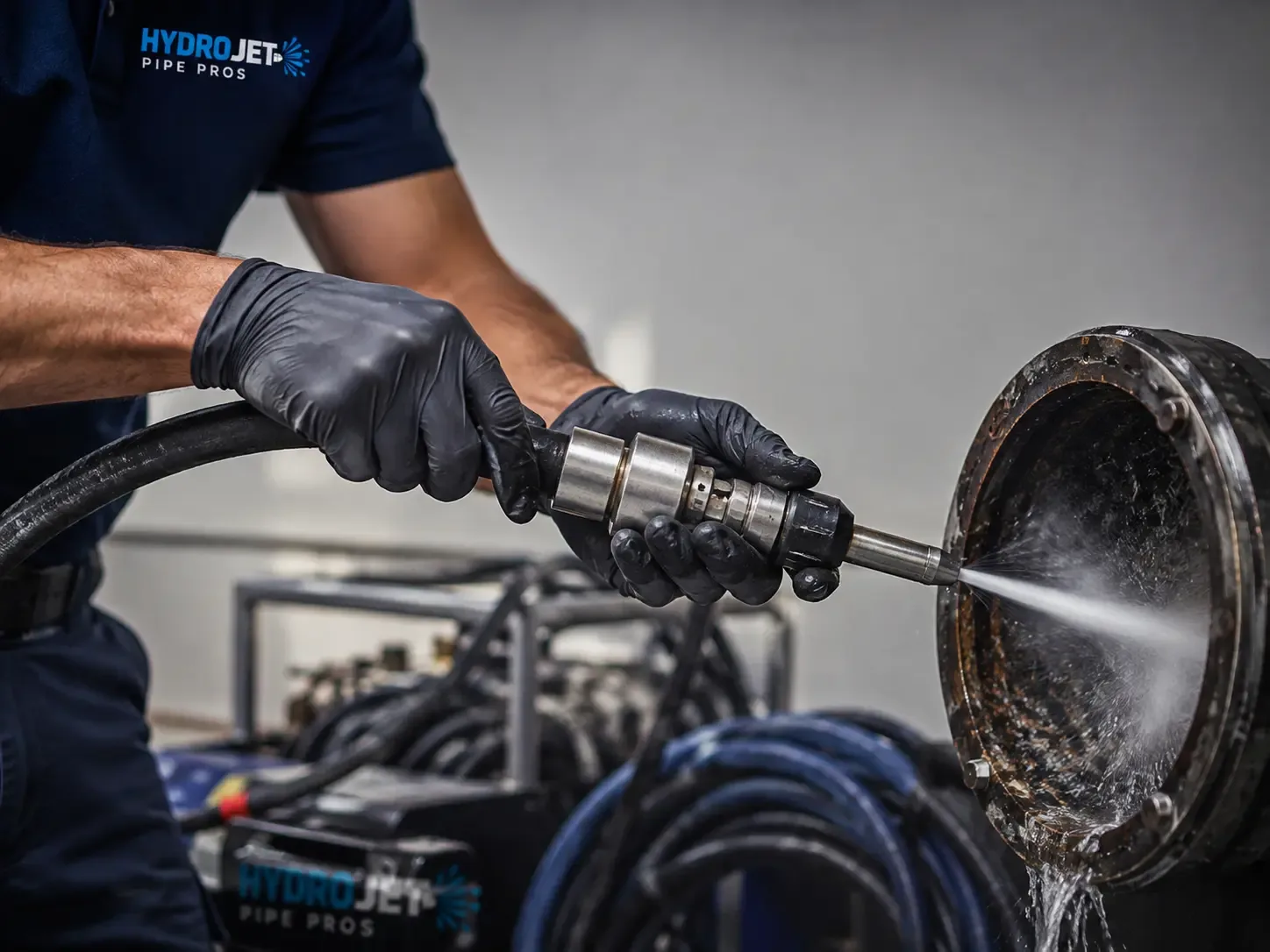 Hydro Jet Pipe Descaling in Lotus, CA